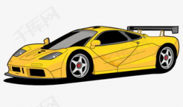 跑车漫画图,跑车漫画图中的速度传奇